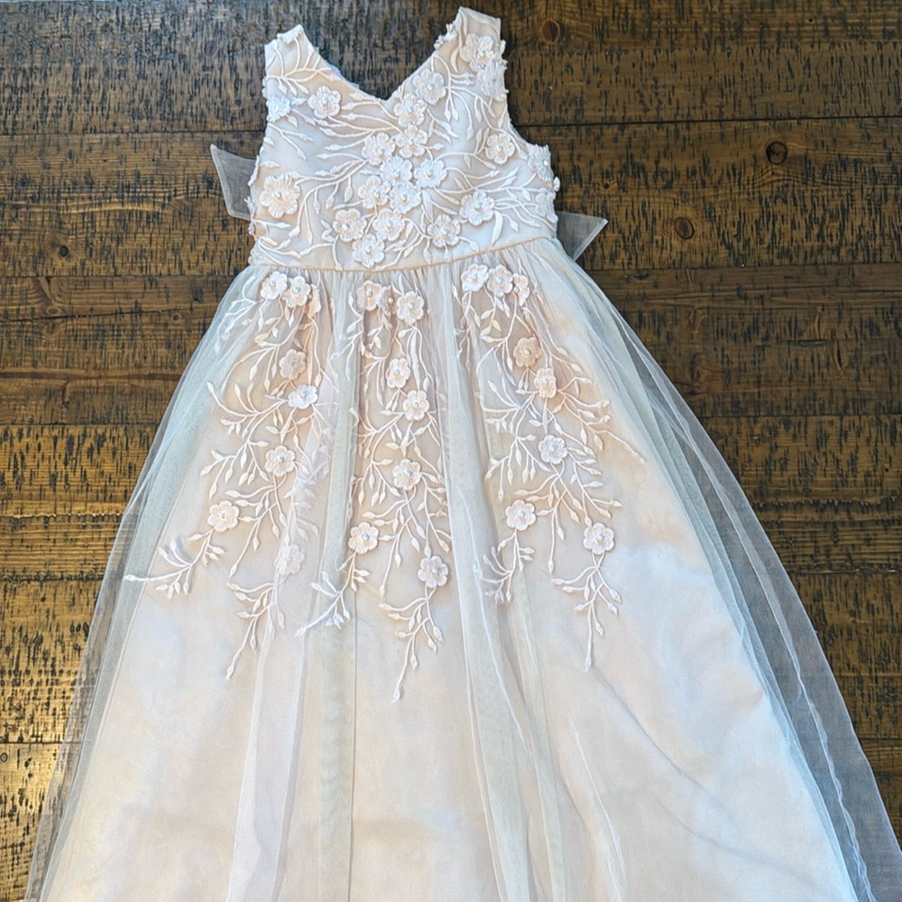 Rare Editions Girls Formal Pink Dress 6x Long